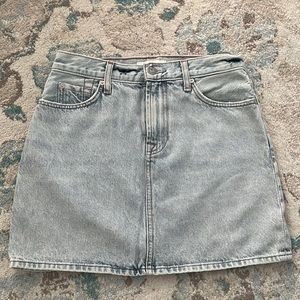 7 for all mankind jean skirt